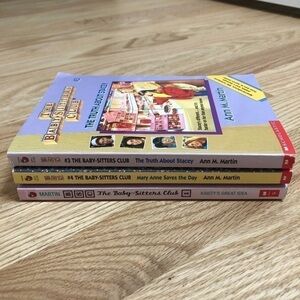 Baby Sitters Club Book Bundle 1,3,4 Vintage